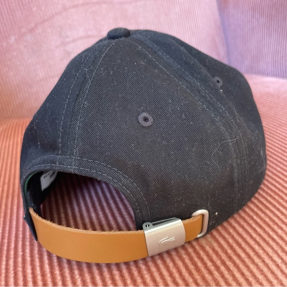 Unisexe Lacoste cap black cotton - Picture 3 of 6